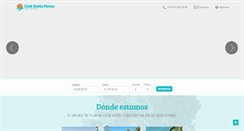 Desktop Screenshot of clubsantaponsa.com